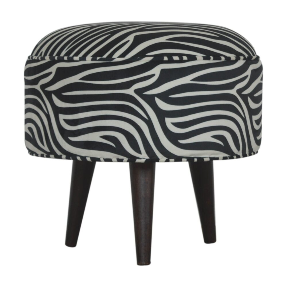 Zebra Nordic Style Footstool wholesalers