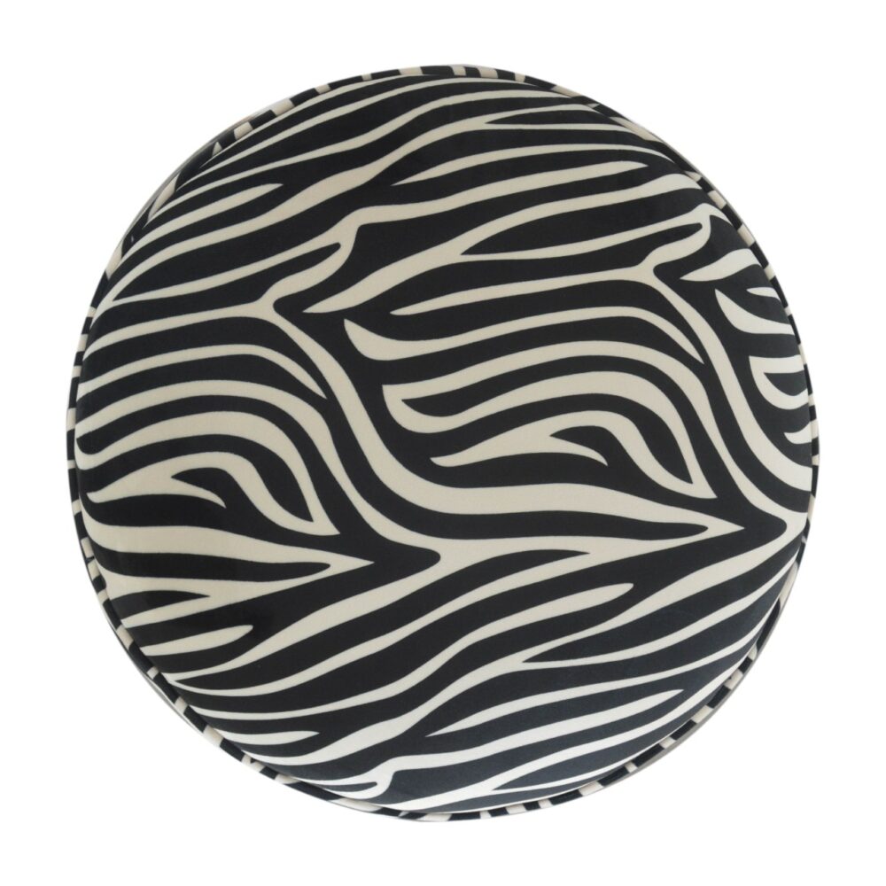 Zebra Nordic Style Footstool for wholesale