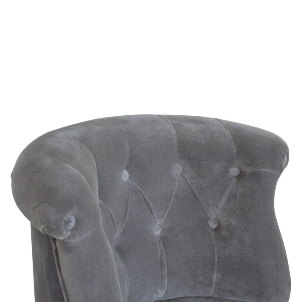 wholesale IN898 - Grey Velvet Accent Chair for resale