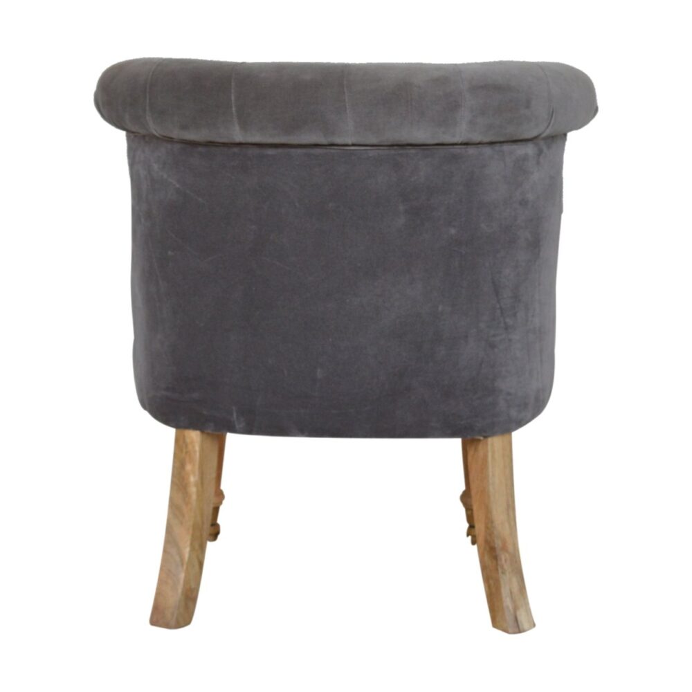 bulk IN898 - Grey Velvet Accent Chair for resale