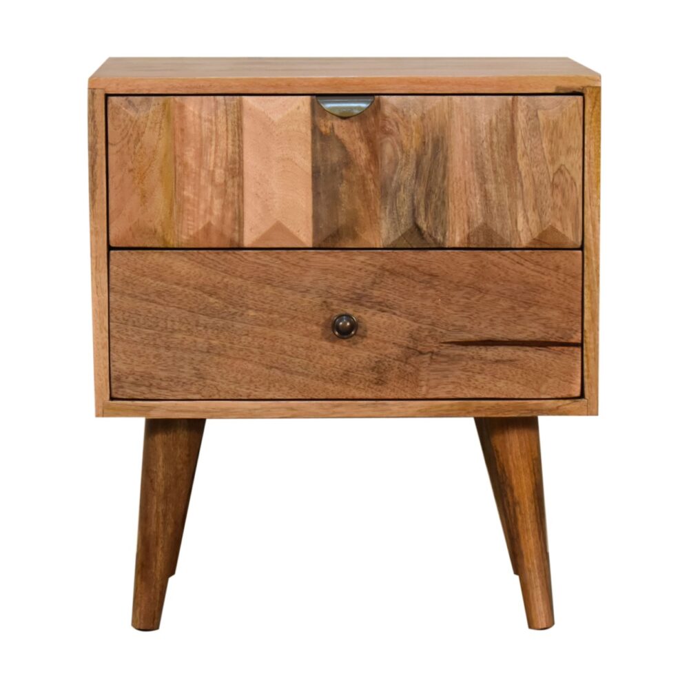 Oak-ish Prism Bedside wholesalers