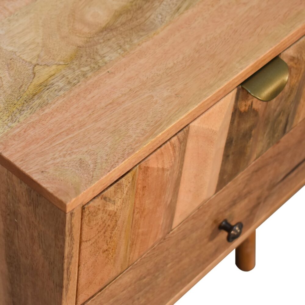 Oak-ish Prism Bedside for resell