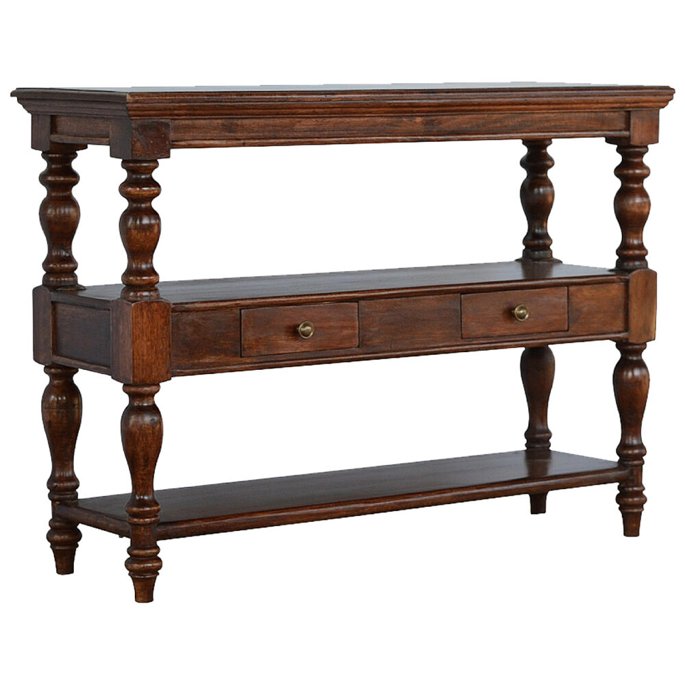 wholesale Solid Wood Turned Leg Console Table for resale