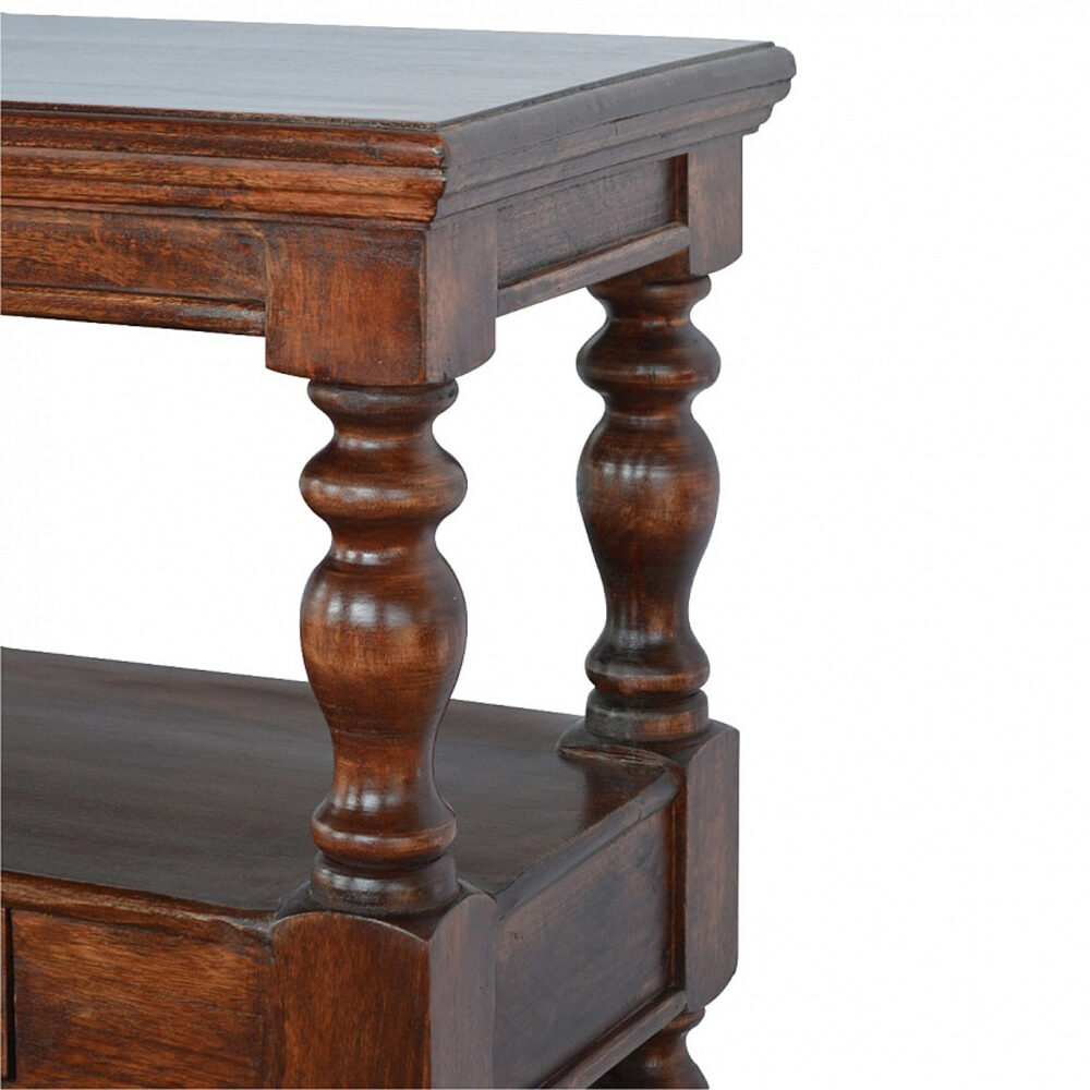 Solid Wood Turned Leg Console Table for resell