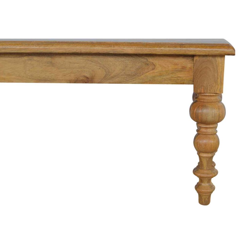 wholesale Solid Wood Bench with Hand Turned Feet for resale