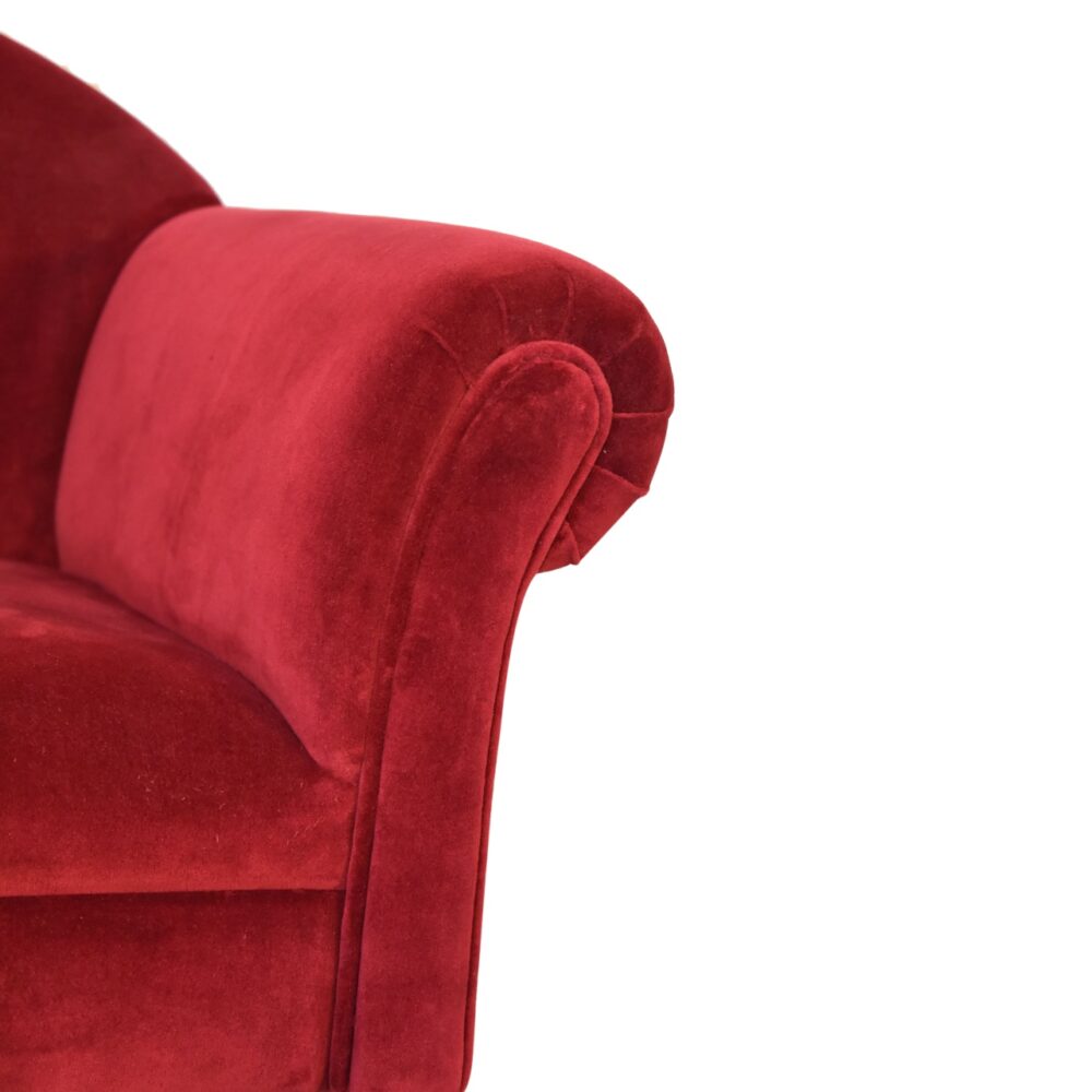 wholesale Wine Velvet Nordic Style Armchair for resale