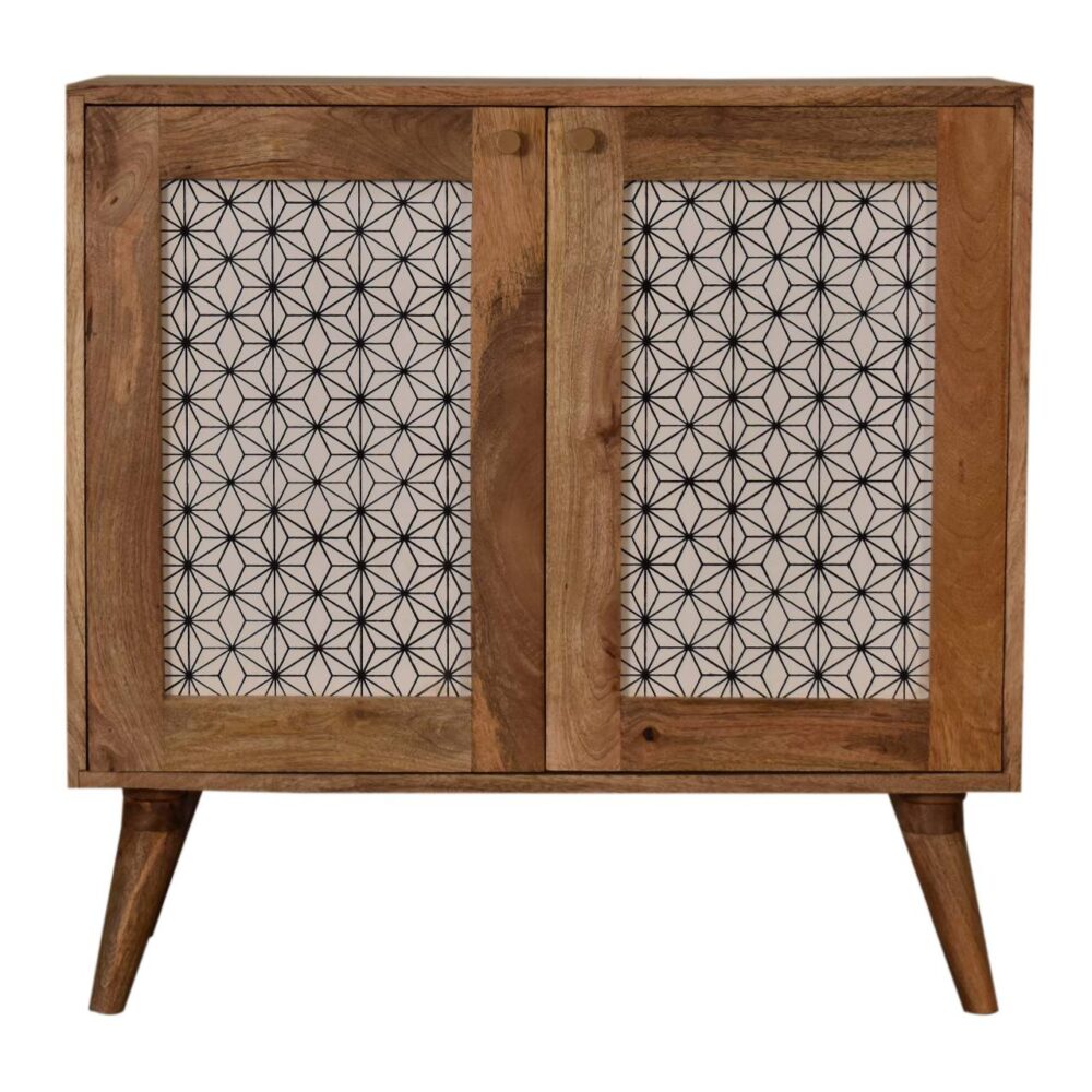 Geometric Screen Printed Cabinet wholesalers