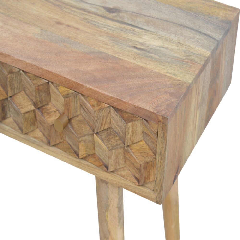 IN700 - Cube Carved Console Table dropshipping