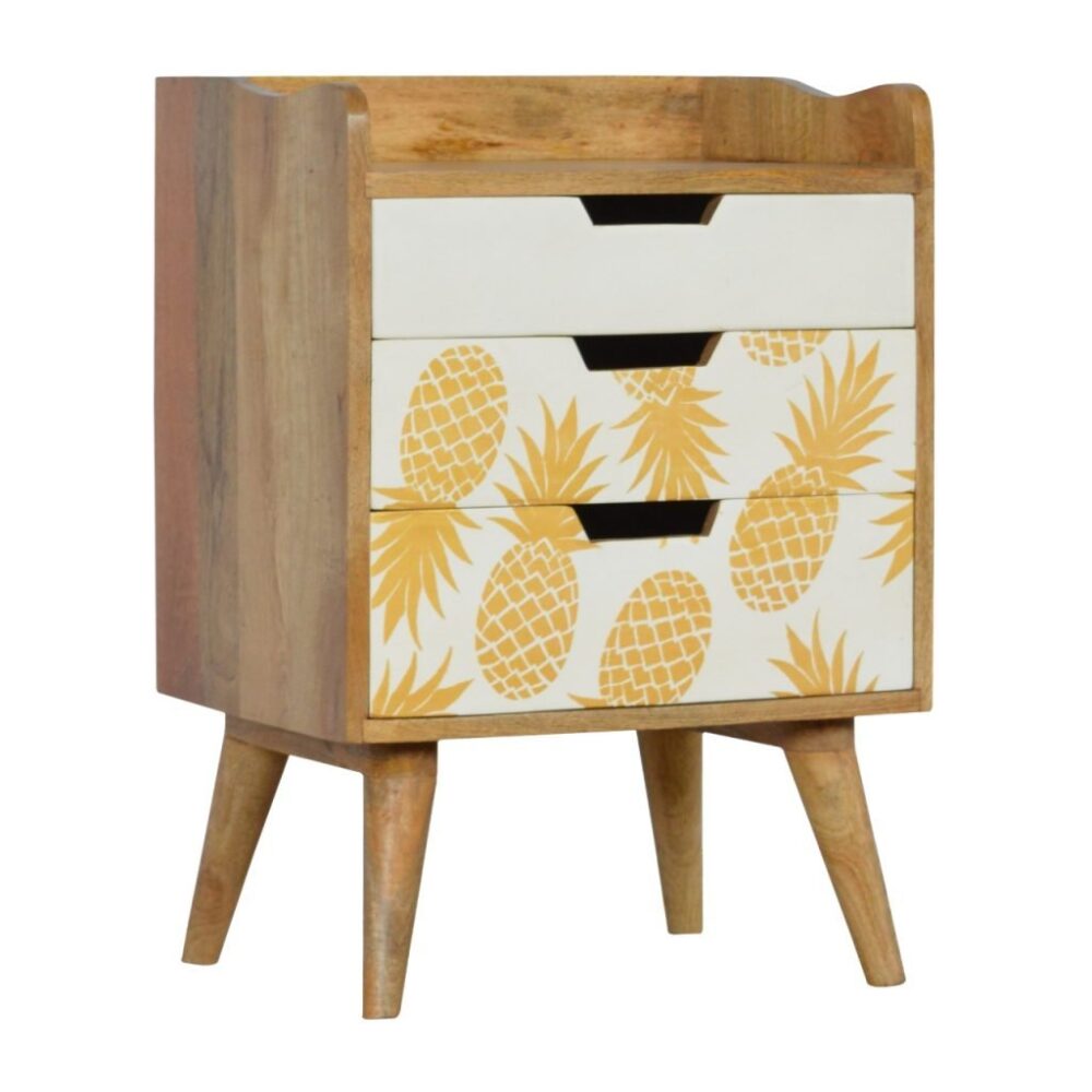 wholesale IN668 - Pineapple Screen Printed Bedside for resale