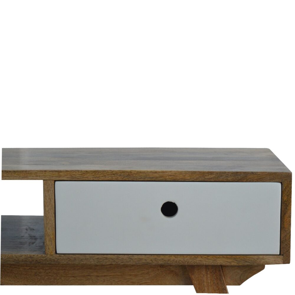 IN330 - Two Tone Hand Painted Media Unit dropshipping