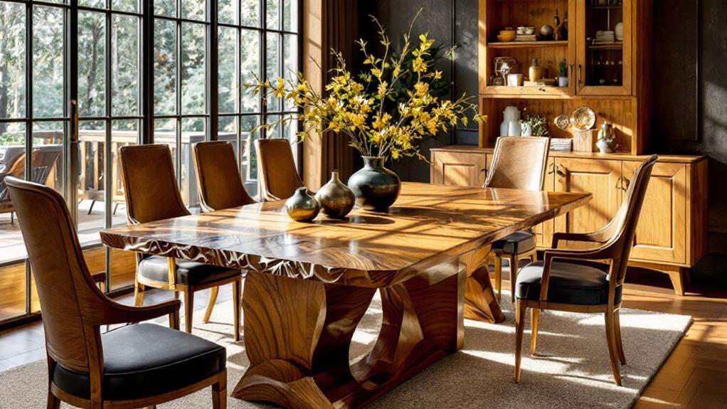 sophisticated dining table designs