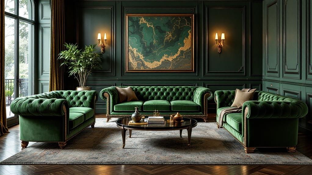 top 3 green sofas